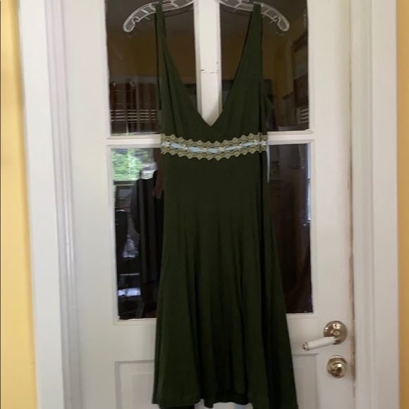Free People Sleeveless Dress forest green - Picture 1 of 4